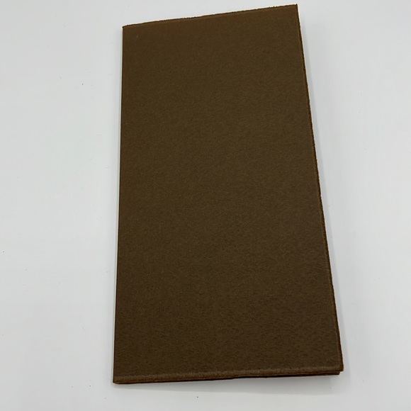 BROWN TRIFOLD CARDBOARD FOLIO PHOTO DISPLAY Brand New - Picture 6 of 8